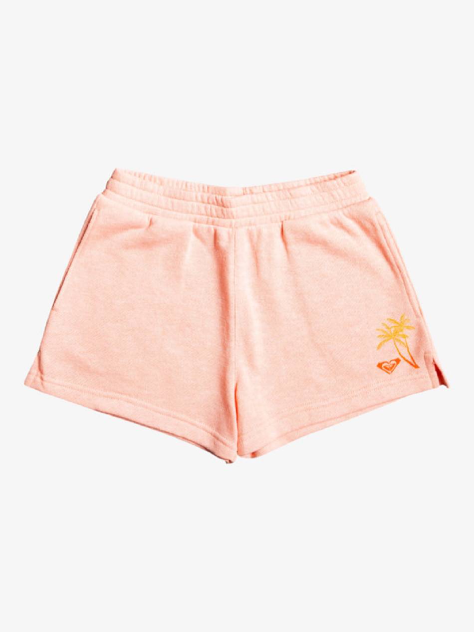 Kids\' Roxy Blue Summer Sweat Shorts Coral | NZ_LW1436