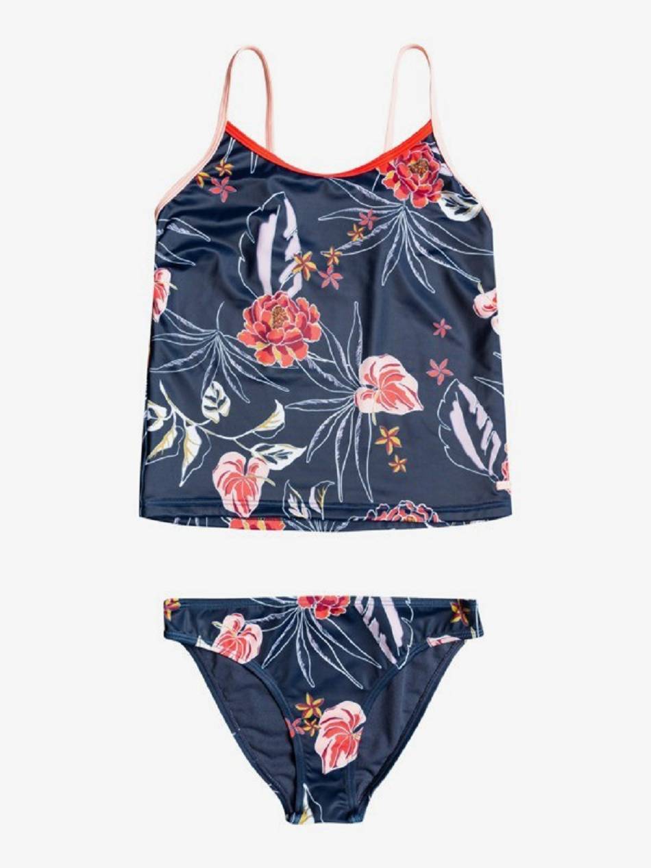 Kids\' Roxy Bright Moonlight Swim Indigo | NZ_LW2588