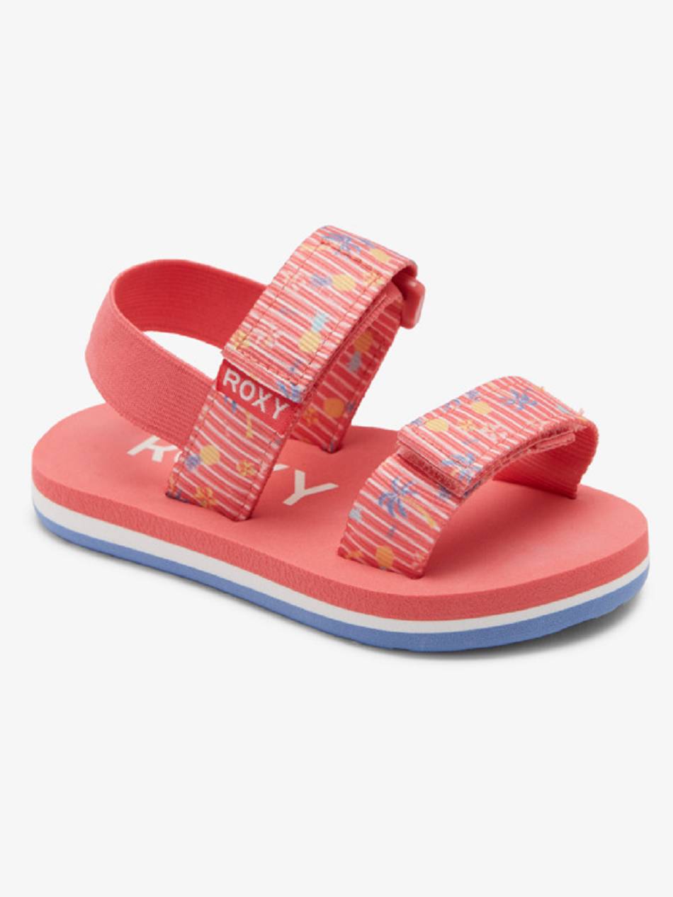 Kids\' Roxy Cage Sandals Red / Blue | NZ_LW8424