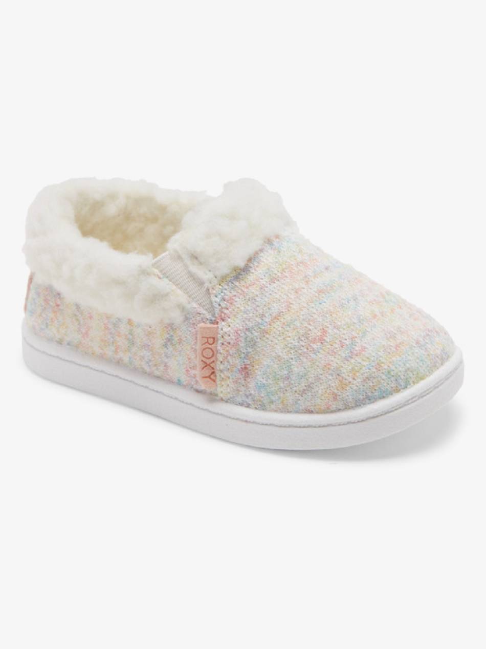 Kids\' Roxy Cloud Cozy Sneakers Beige | NZ_LW6916