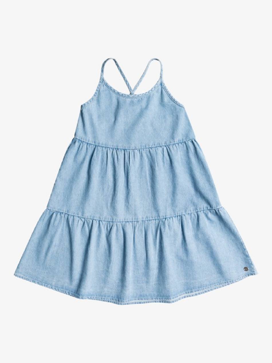 Kids\' Roxy Cool For The Summer Dresses Light blue | NZ_LW2267