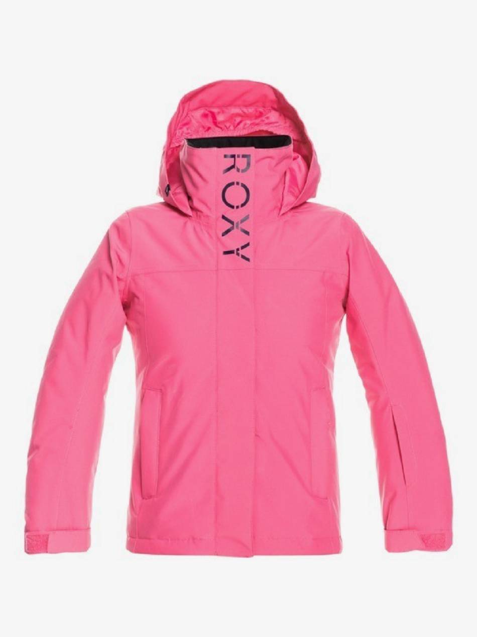 Kids\' Roxy Galaxy Insulated Jackets pink | NZ_LW3034