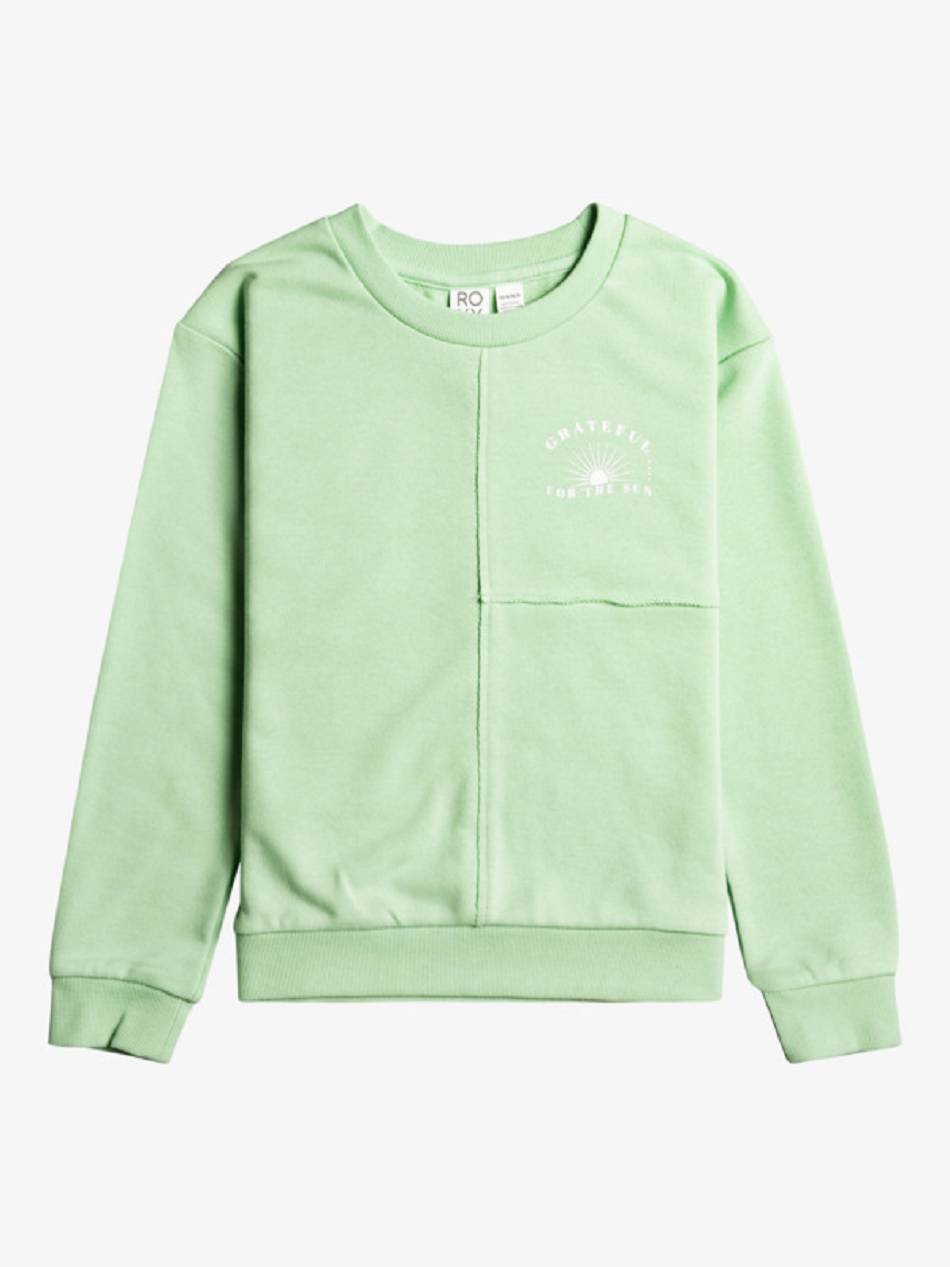 Kids\' Roxy Lucid Dreams Sweatshirts green | NZ_LW8734