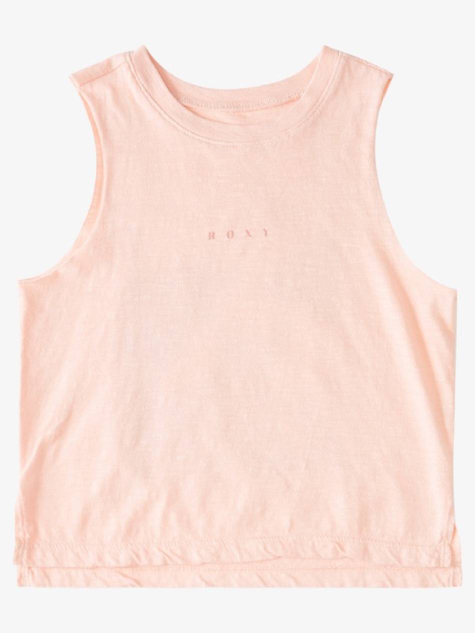 Kids\' Roxy Nature Shadows Muscle Tops Coral | NZ_LW9439