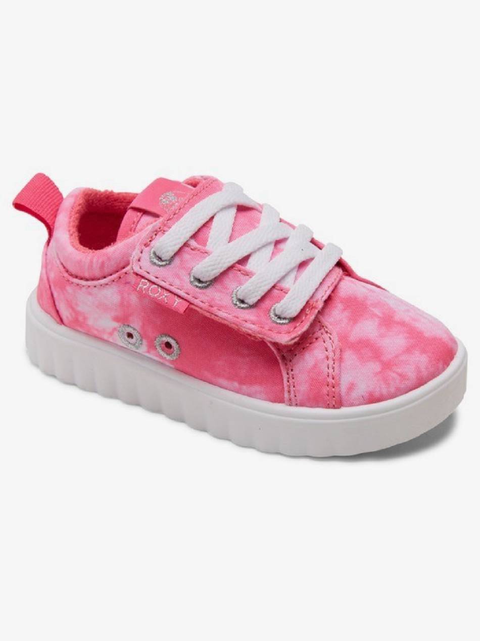 Kids\' Roxy Sheilahh Sneakers Pink / White | NZ_LW9998