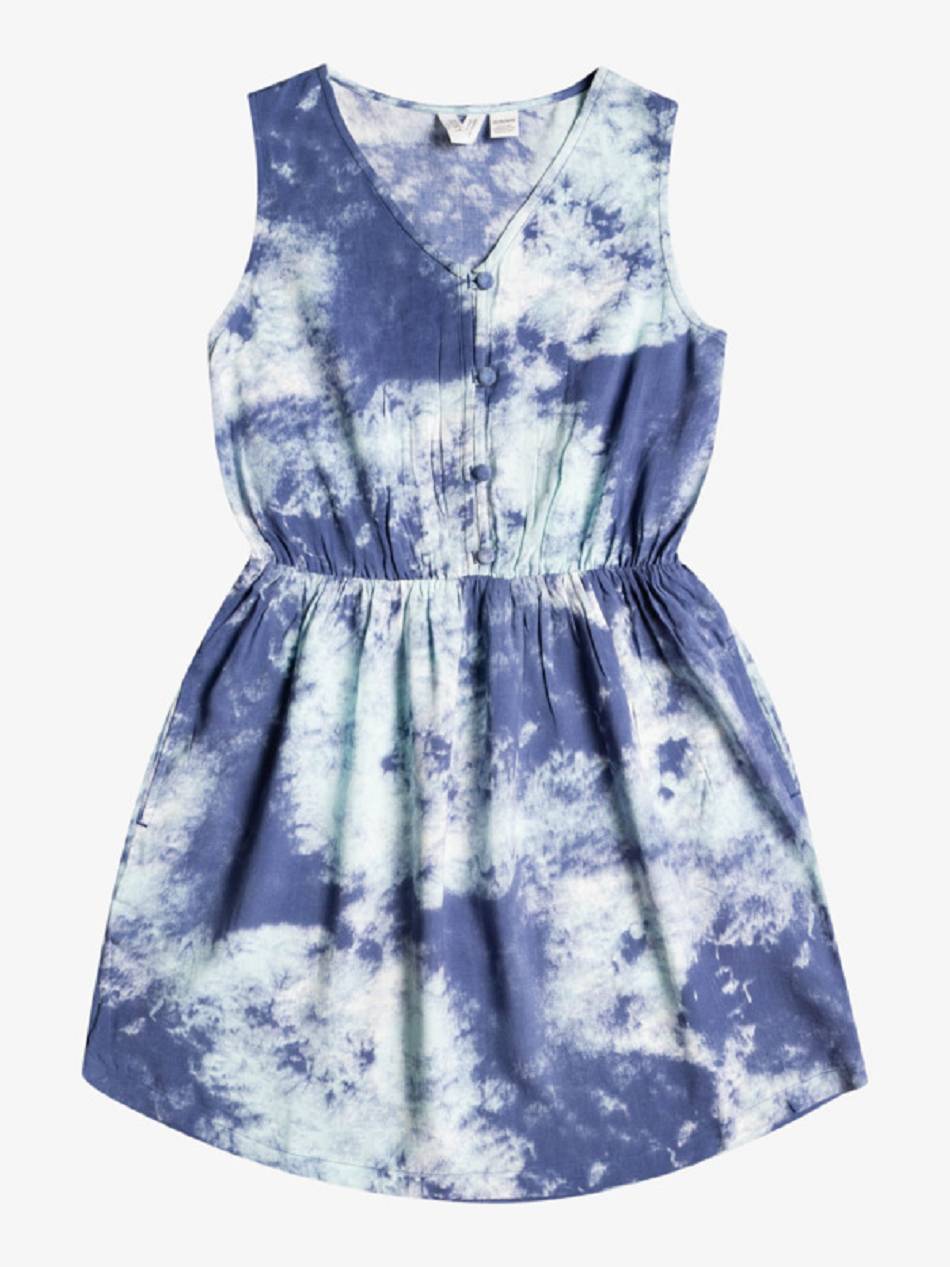 Kids\' Roxy Slow Dance Dresses Blue | NZ_LW1475