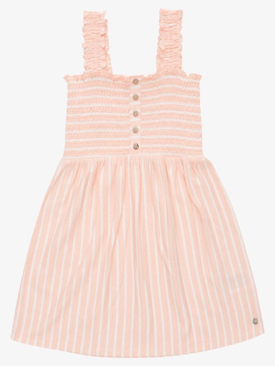 Kids\' Roxy Summerland Soiree Dresses Coral Stripes | NZ_LW2207