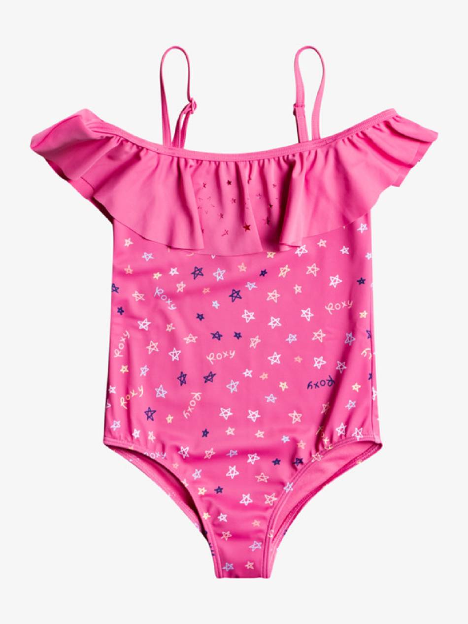 Kids\' Roxy Tiny Stars Swim pink | NZ_LW5039