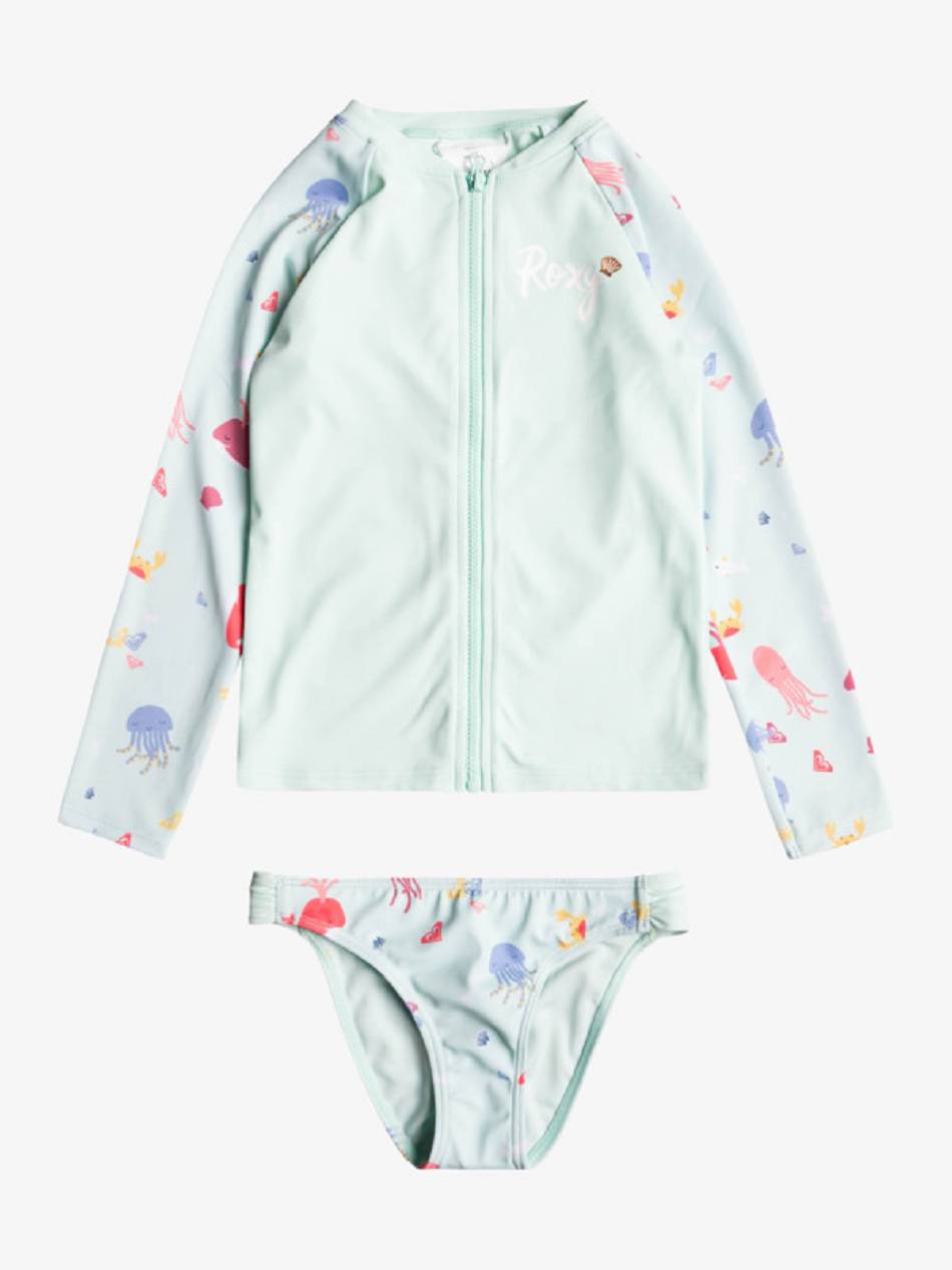 Kids\' Roxy Under The Ocean Surf Light Turquoise | NZ_LW7789