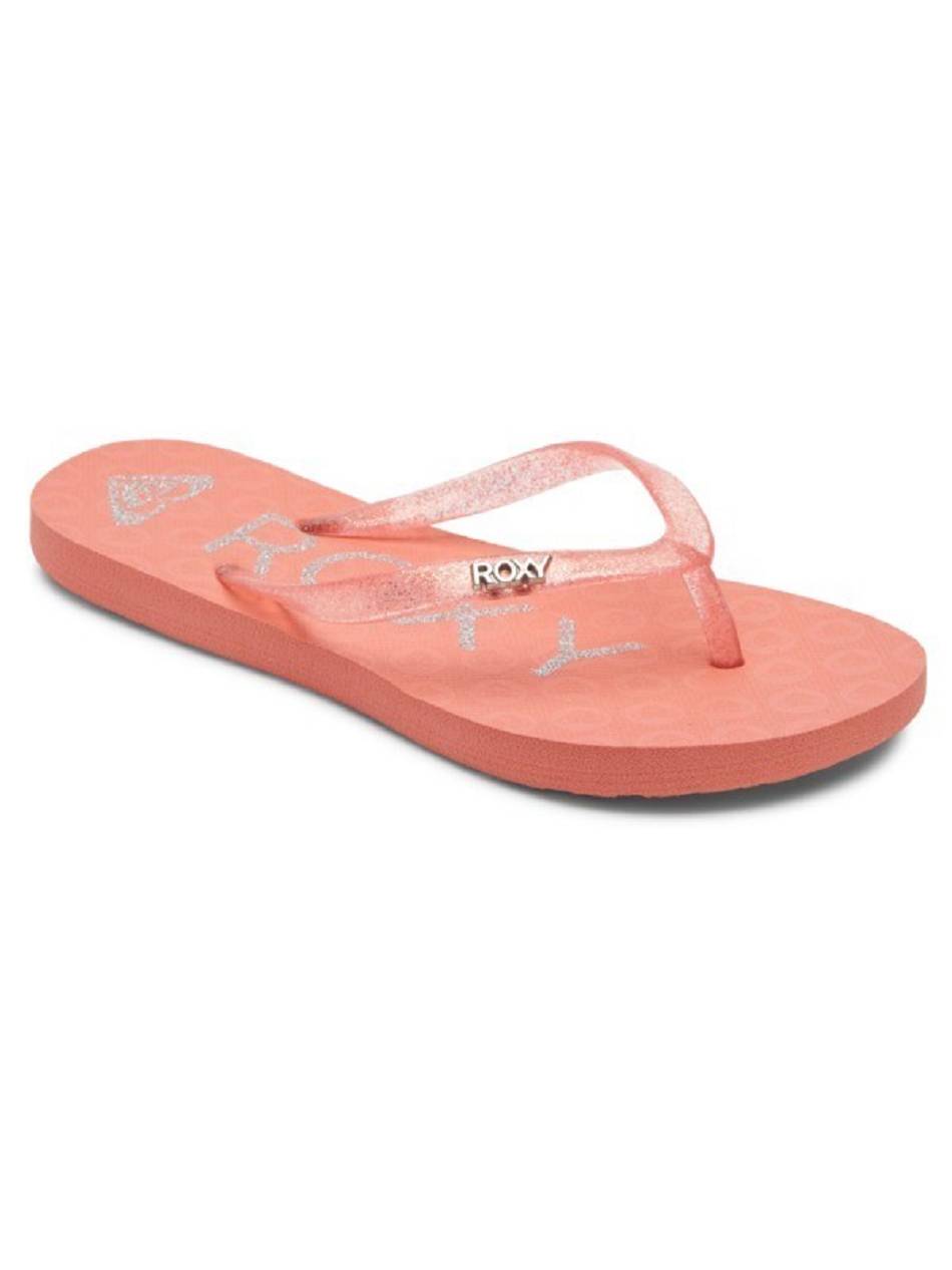 Kids\' Roxy Viva Sparkle Sandals Rose Gold | NZ_LW2349