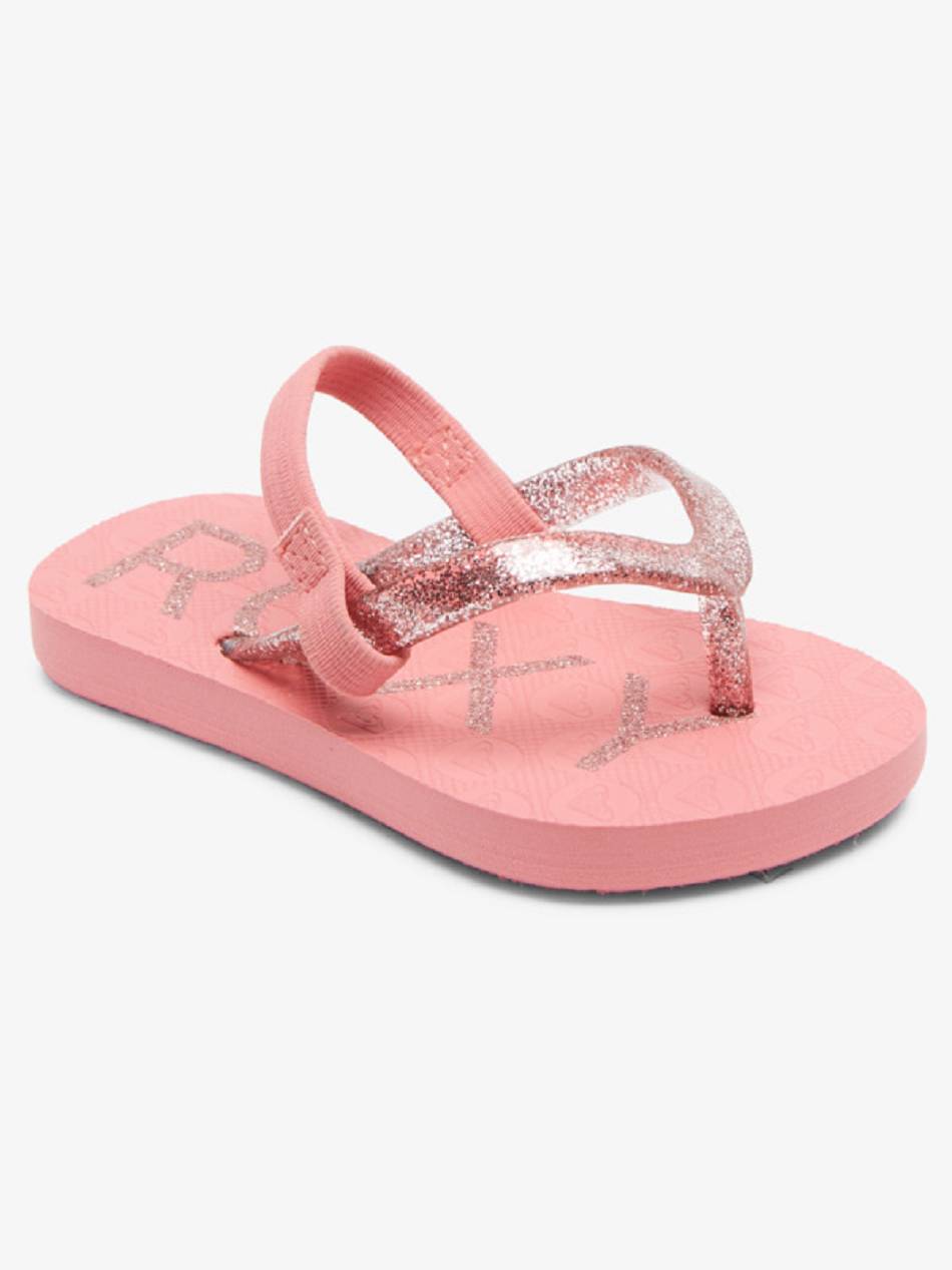 Kids\' Roxy Viva Sparkle Sandals pink | NZ_LW7077