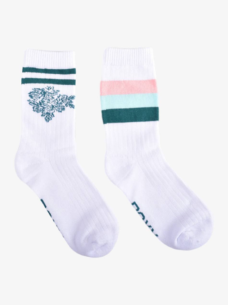 Women\'s Roxy 2 Crew Socks Light Turquoise | NZ_LW9107