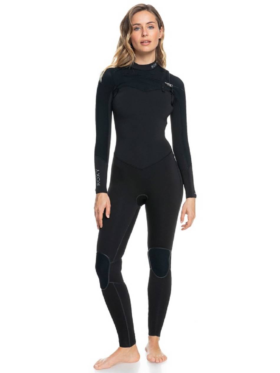 Women\'s Roxy 3/2mm Performance Chest Fullsuits Black | NZ_LW1014