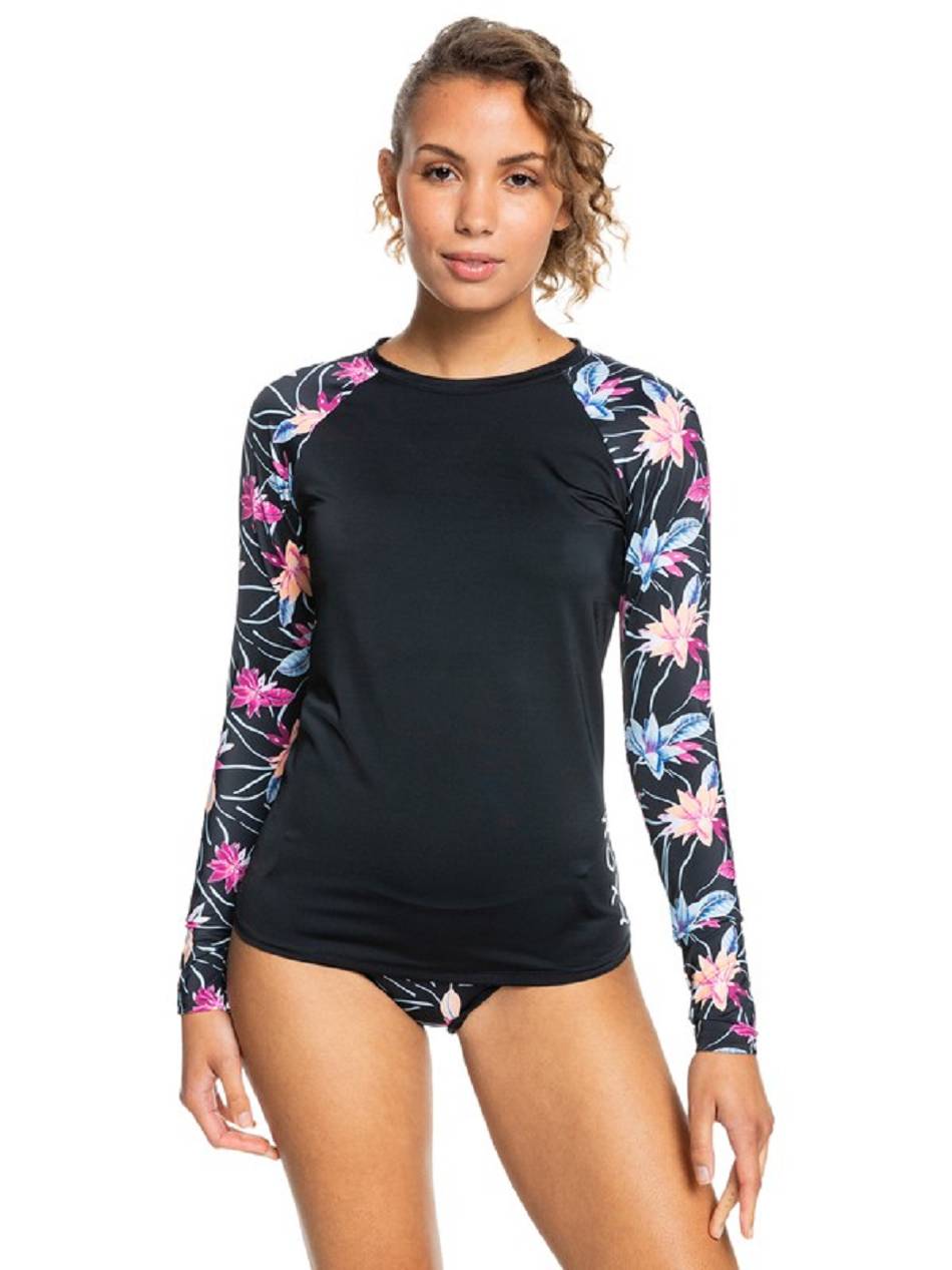 Women\'s Roxy Active Rashguards Dark Grey | NZ_LW3350