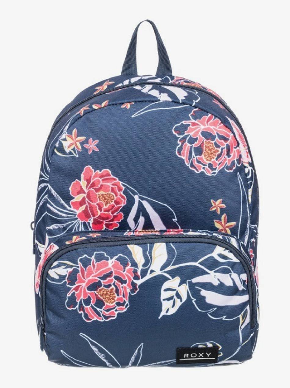 Women\'s Roxy Always Core Extra Small Backpacks Indigo flower | NZ_LW5732