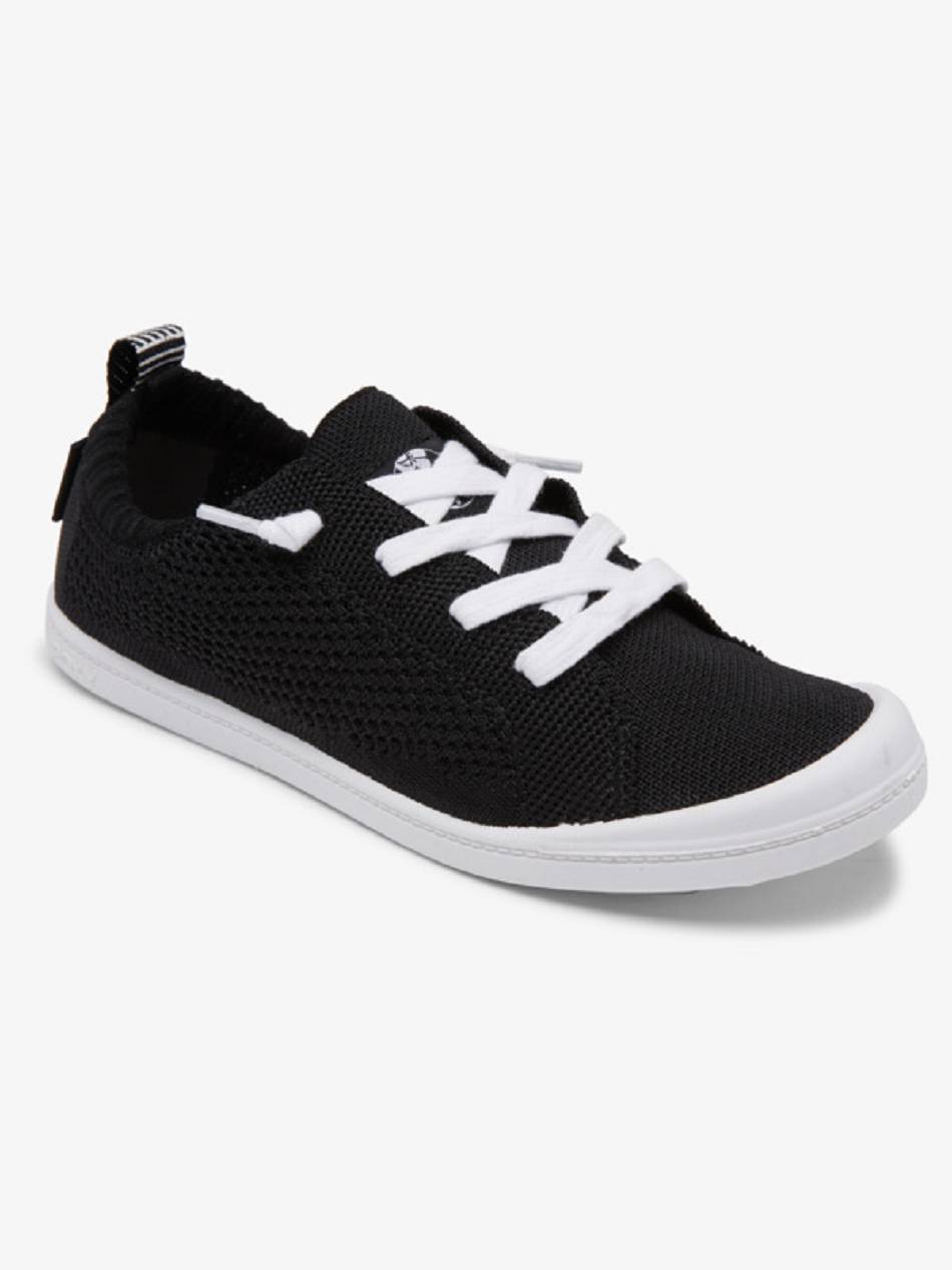 Women\'s Roxy Bayshore Closed Sneakers Black | NZ_LW2391