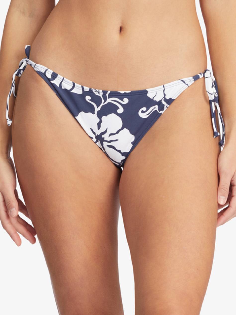 Women\'s Roxy Beach Classics Bikini Tie Side Bikini Bottoms Indigo | NZ_LW4187