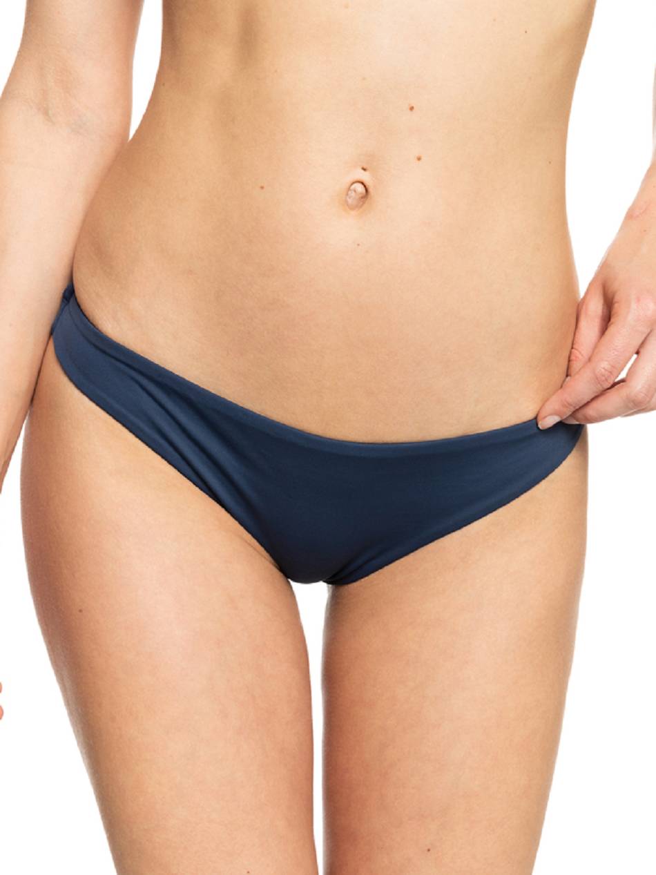 Women\'s Roxy Beach Classics Cheeky Solid Bikini Bottoms Indigo | NZ_LW5293