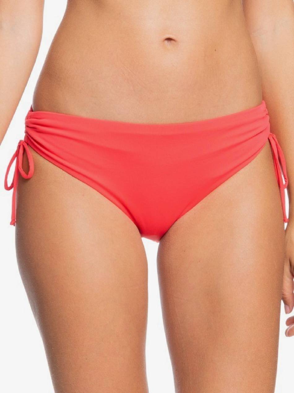 Women\'s Roxy Beach Classics Full Bikini Bottoms Red | NZ_LW4160