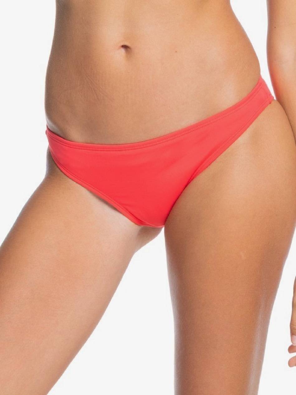 Women\'s Roxy Beach Classics Moderate Bikini Bottoms Red | NZ_LW1821