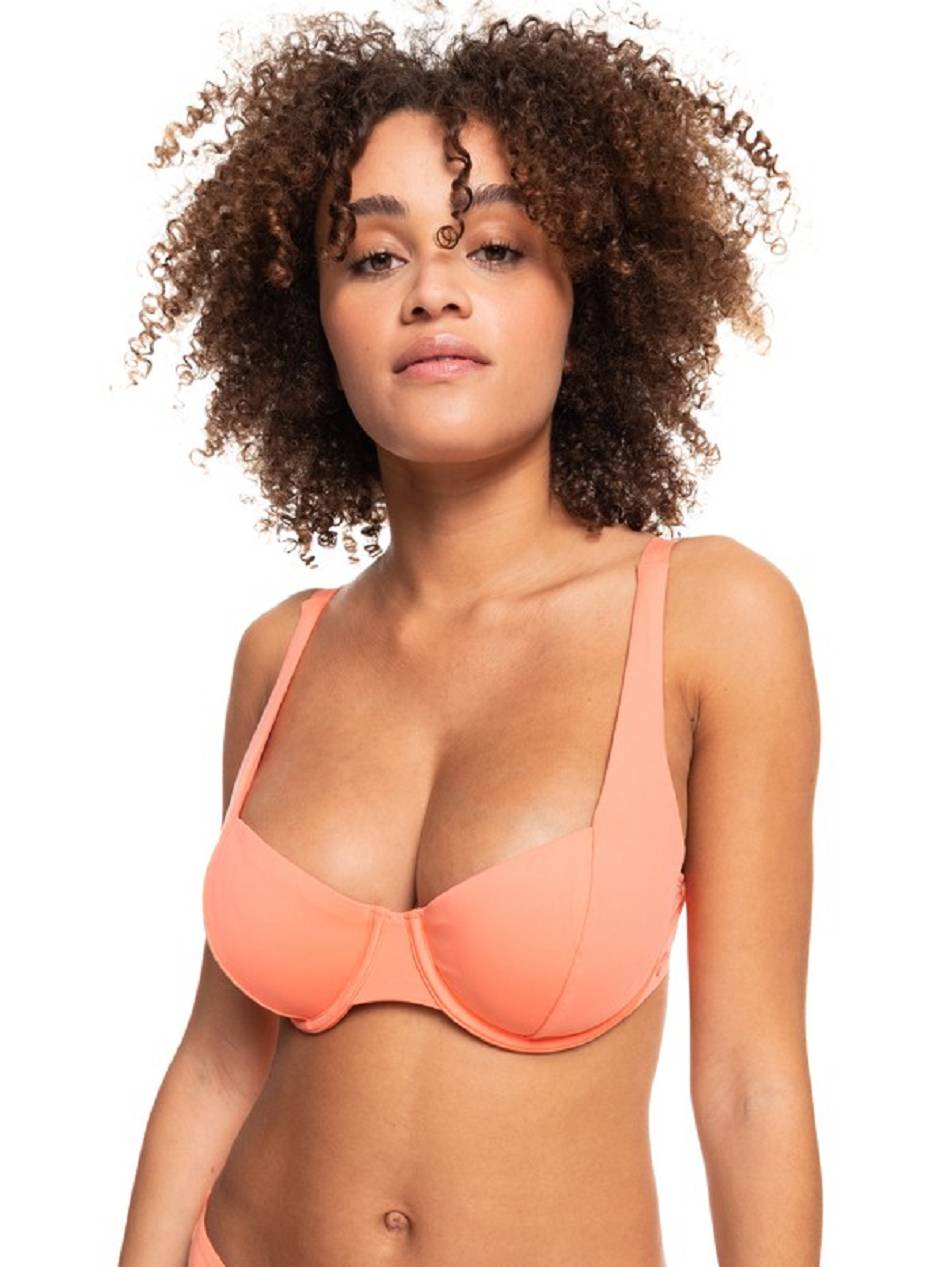 Women\'s Roxy Beach Classics Underwire Bikini Tops Coral | NZ_LW8088