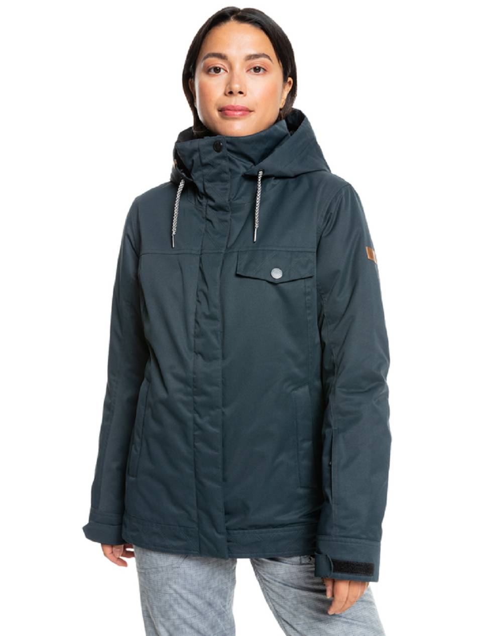 Women\'s Roxy Billie Insulated Snow Jackets Black | NZ_LW6717