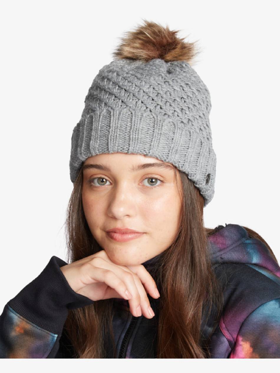 Women\'s Roxy Blizzard Beanies grey | NZ_LW3873