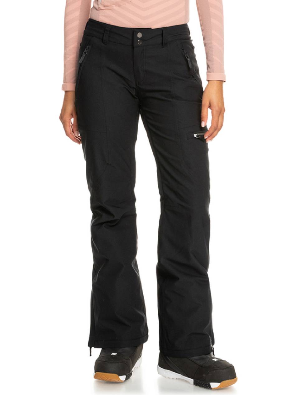 Women\'s Roxy Cabin Slim Fit Snow Pants Black | NZ_LW1983