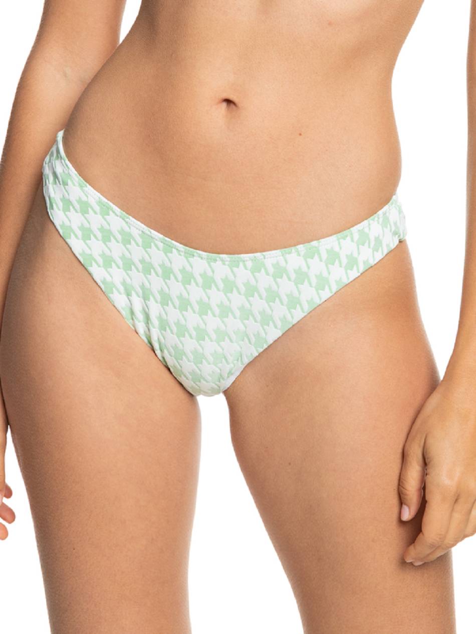 Women\'s Roxy Check It Cheeky Bikini Bottoms green | NZ_LW2138