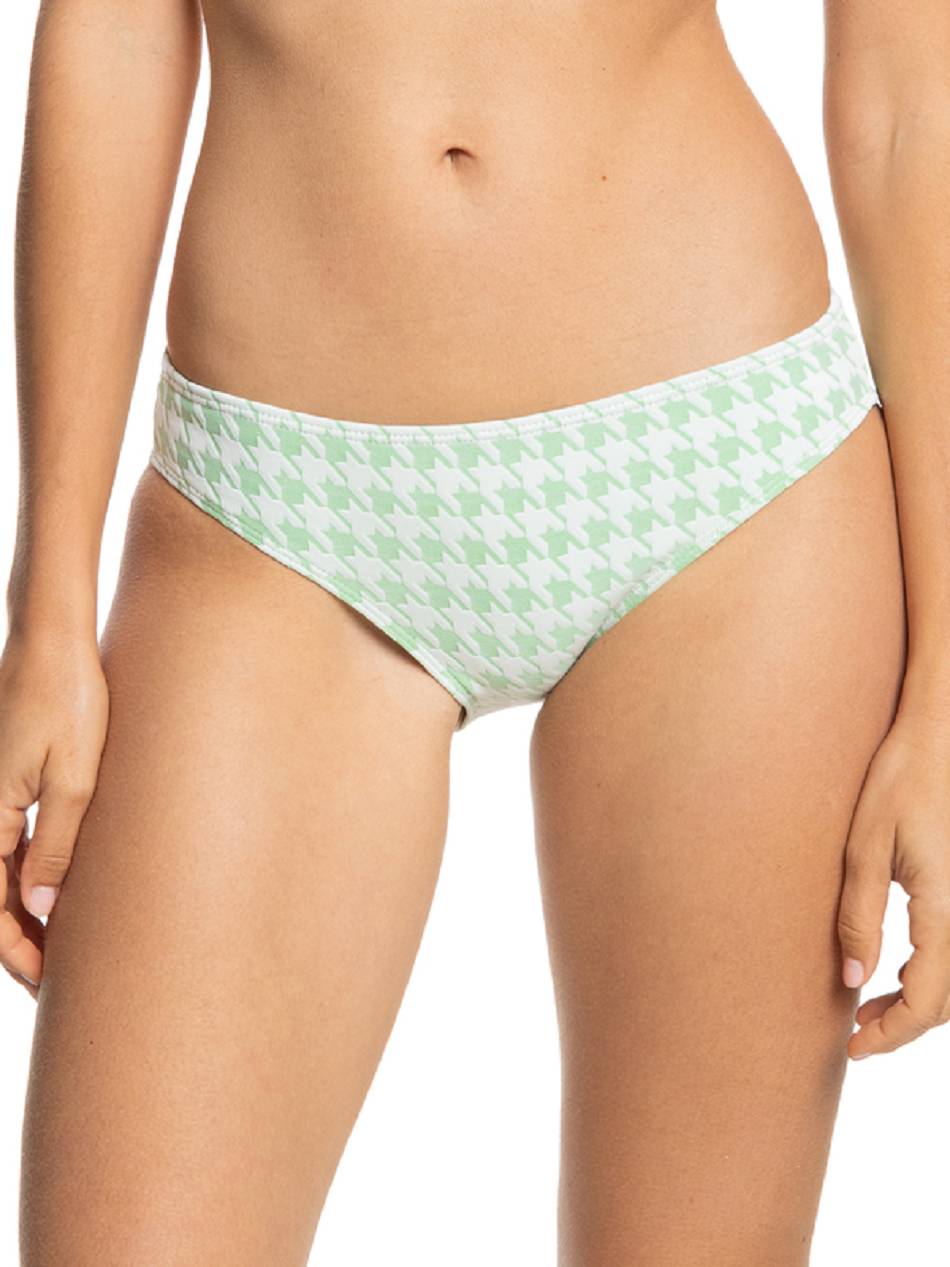 Women\'s Roxy Check It Hipster Hipster Bikinis green | NZ_LW4755