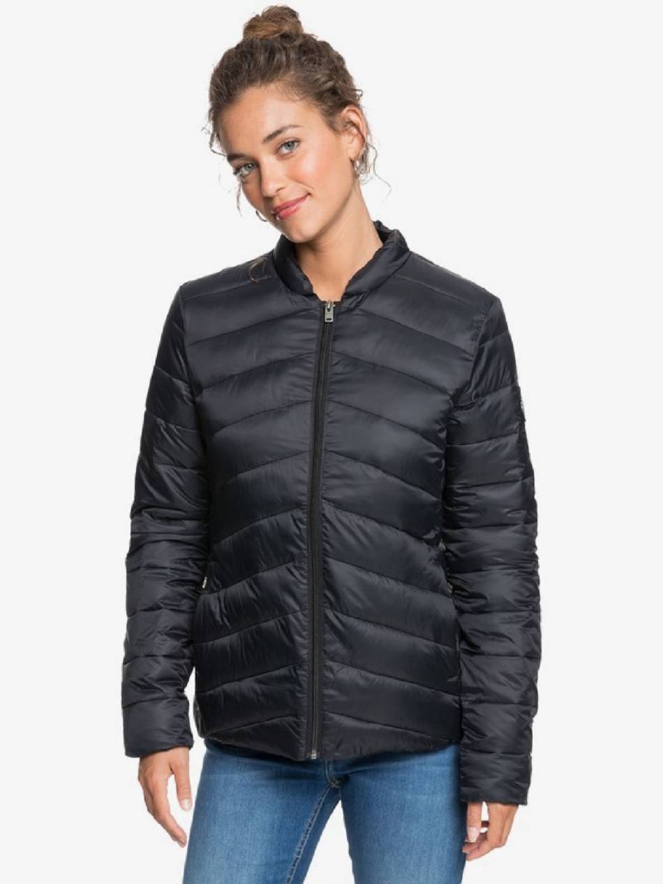 Women\'s Roxy Coast Road Puffy Jackets Dark Grey | NZ_LW2287