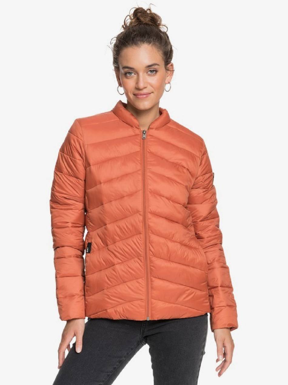 Women\'s Roxy Coast Road Puffy Jackets orange | NZ_LW1765