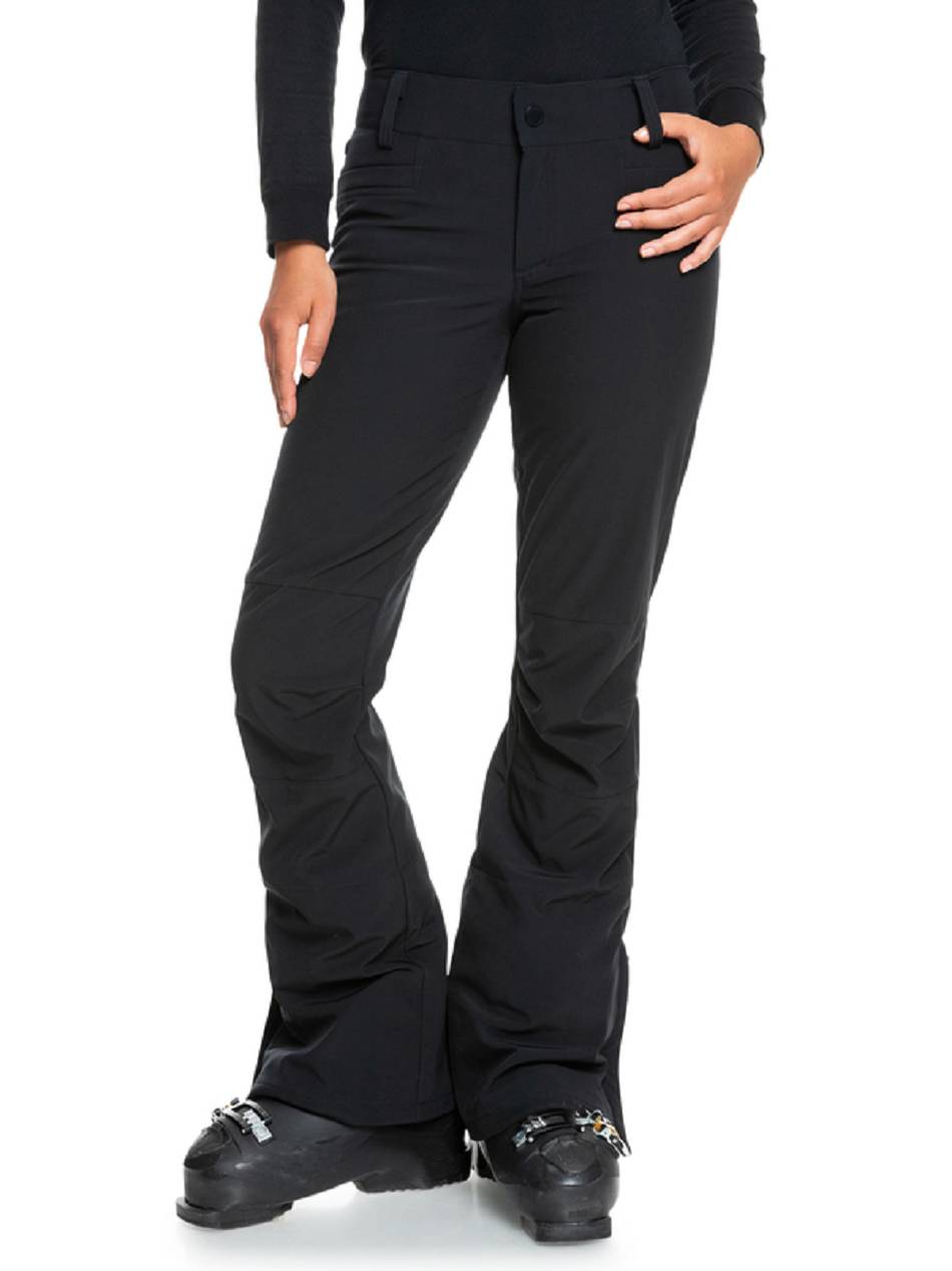 Women\'s Roxy Creek Slim Fit Snow Pants Black | NZ_LW3866