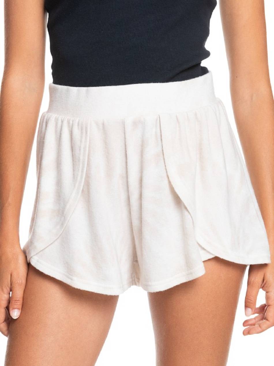 Women\'s Roxy Current Mood Cozy Lounge Shorts White | NZ_LW6722