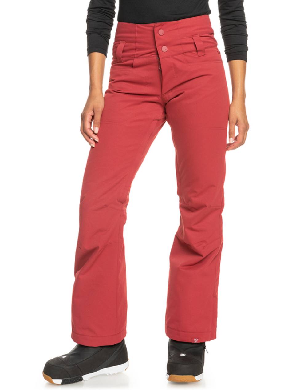 Women\'s Roxy Diversion Insulated Snow Pants Dark Red | NZ_LW8551