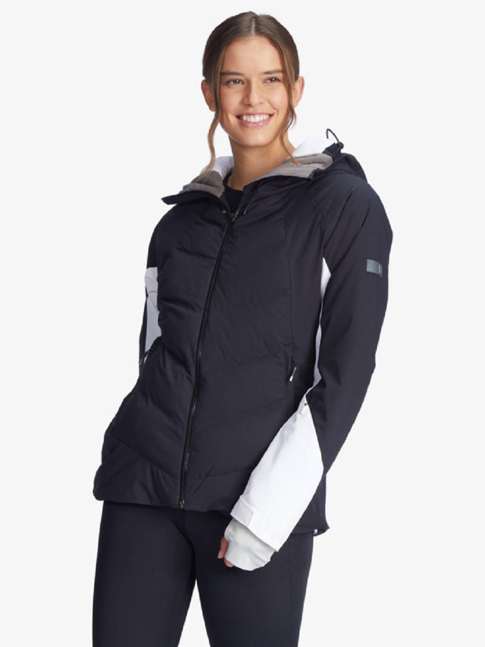 Women\'s Roxy Dusk Insulated Snow Jackets Black | NZ_LW1190