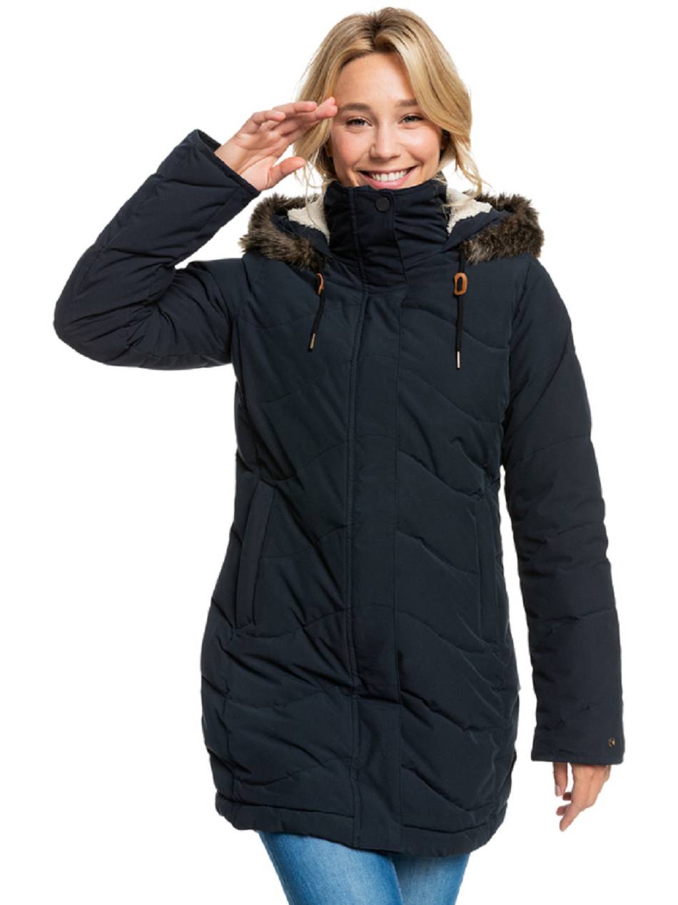 Women\'s Roxy Ellie Waterproof Jackets Black | NZ_LW2770