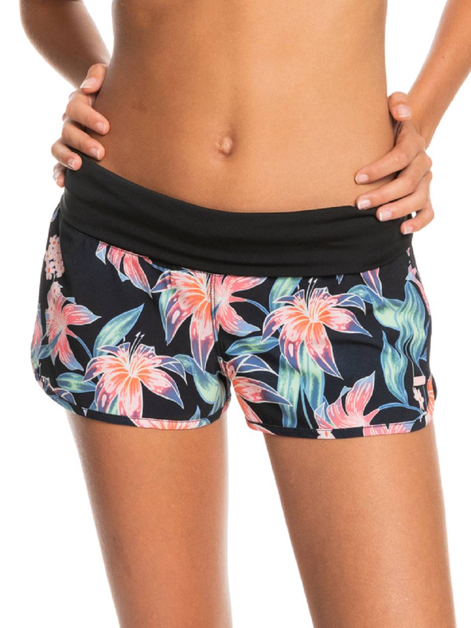 Women\'s Roxy Endless Summer Printed Boardshorts Dark Grey | NZ_LW5900