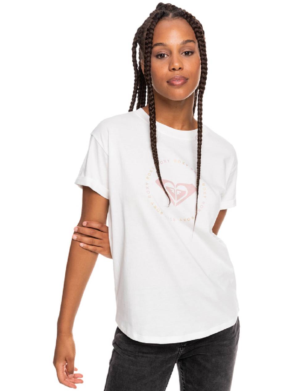 Women\'s Roxy Epic Afternoon T-Shirt White | NZ_LW9606