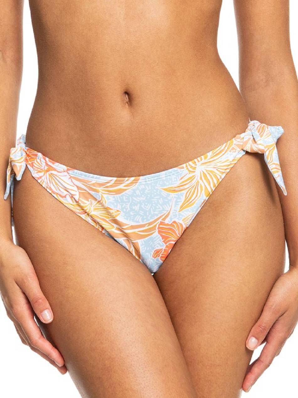 Women\'s Roxy Island In The Sun Tide Side Cheeky Bikinis blue Flower | NZ_LW2100