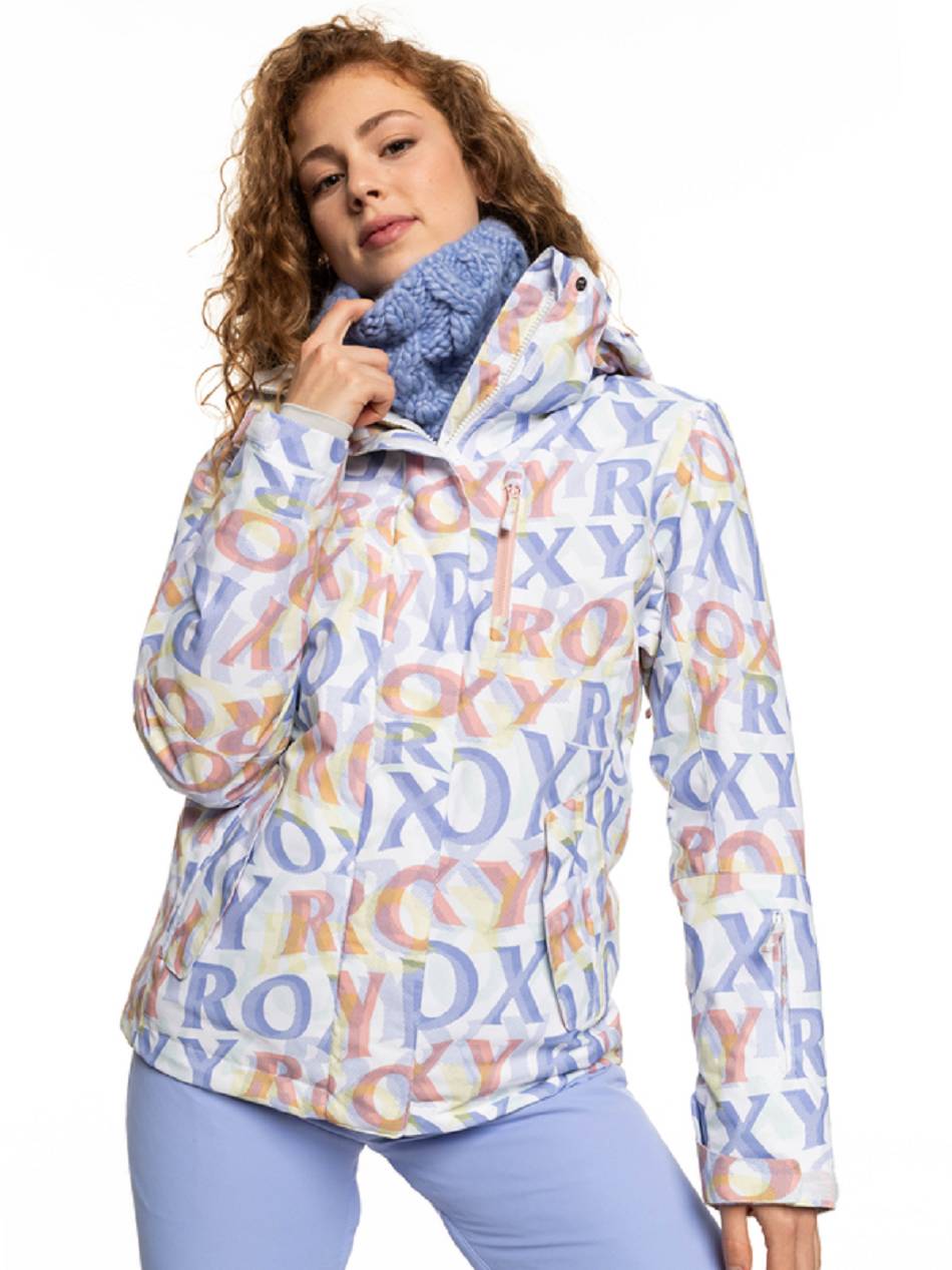 Women\'s Roxy Jetty Insulated Snow Jackets White blue | NZ_LW5866