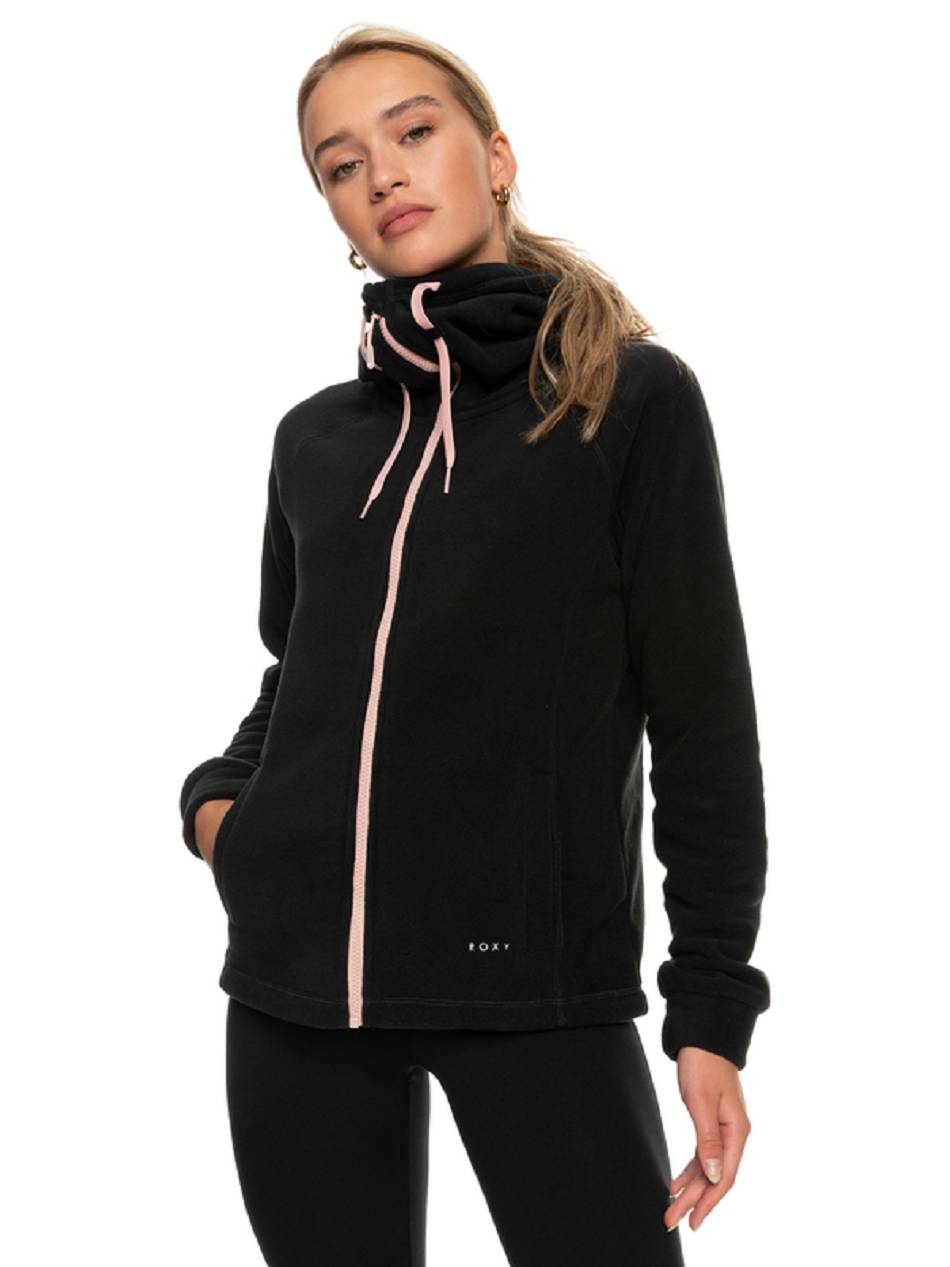 Women\'s Roxy Keeping Me Alive Fleece Black | NZ_LW9132