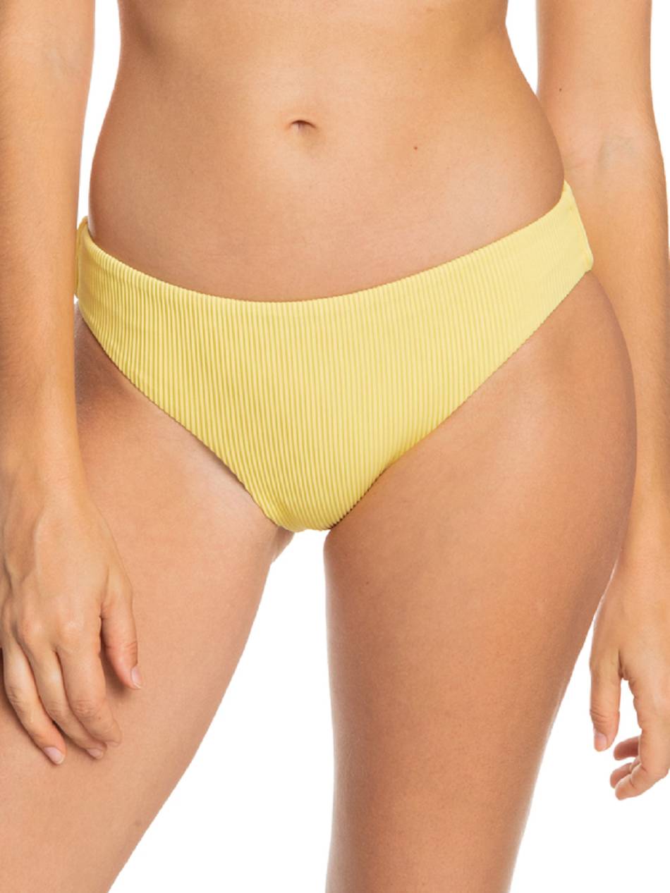 Women\'s Roxy Love The Comber Hipster Ribbed Bikinis yellow | NZ_LW3950