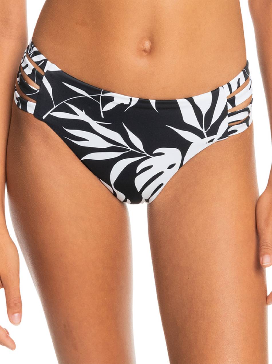 Women\'s Roxy Love The Rocker Hipster Bikini Bottoms Dark Grey | NZ_LW4522