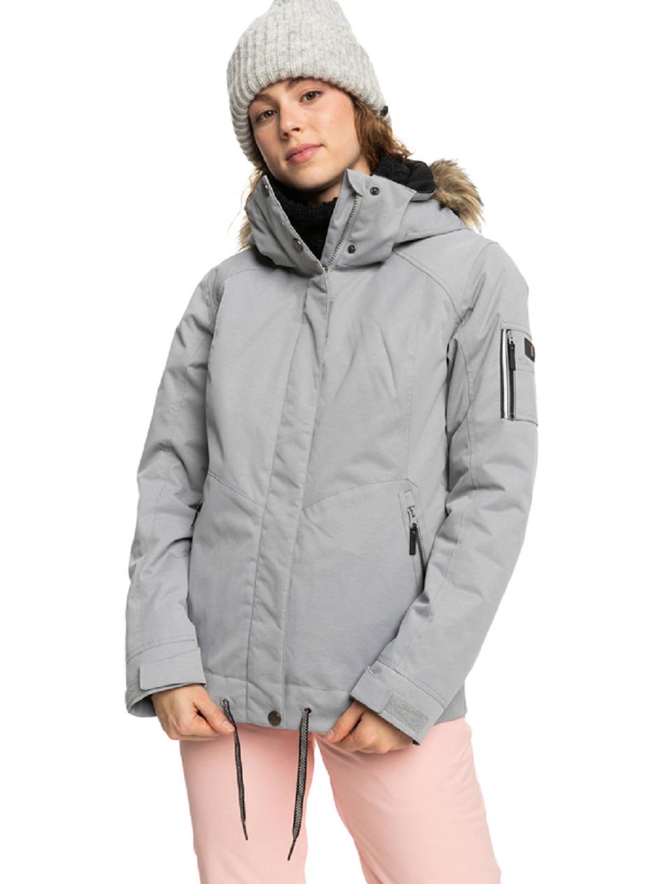 Women\'s Roxy Meade Insulated Snow Jackets grey | NZ_LW9572