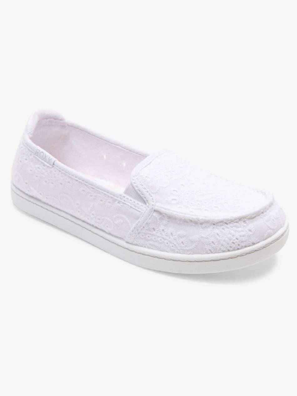 Women\'s Roxy Minnow Sneakers White / White | NZ_LW7083