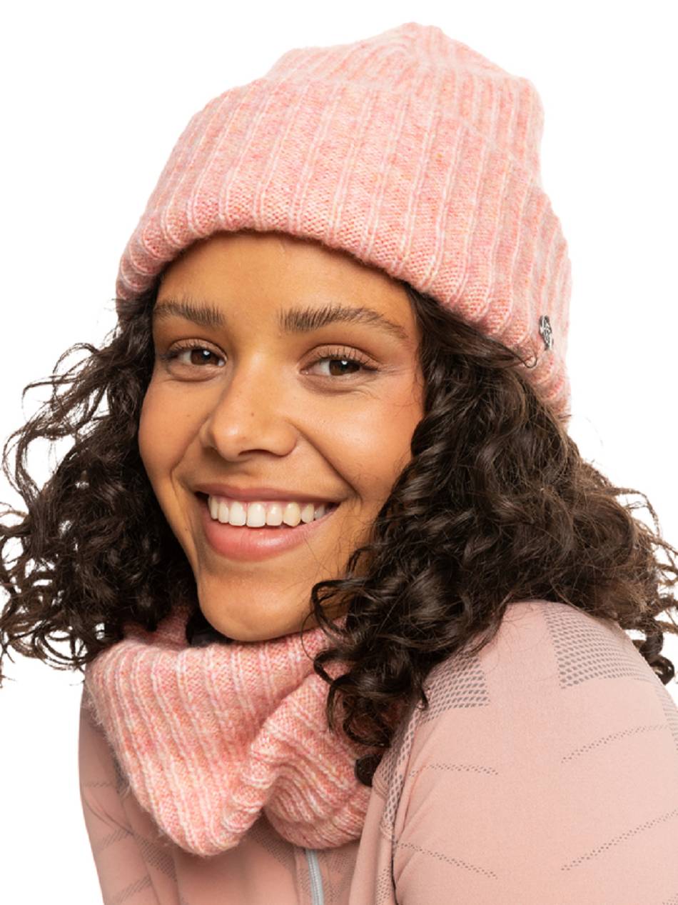 Women\'s Roxy Nevea Beanies Rose pink | NZ_LW1687