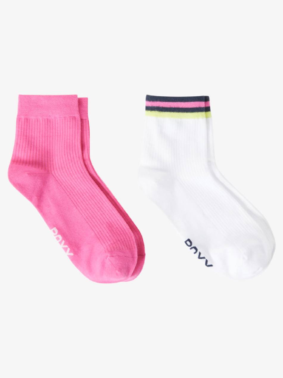 Women\'s Roxy No-Show Socks White | NZ_LW6502