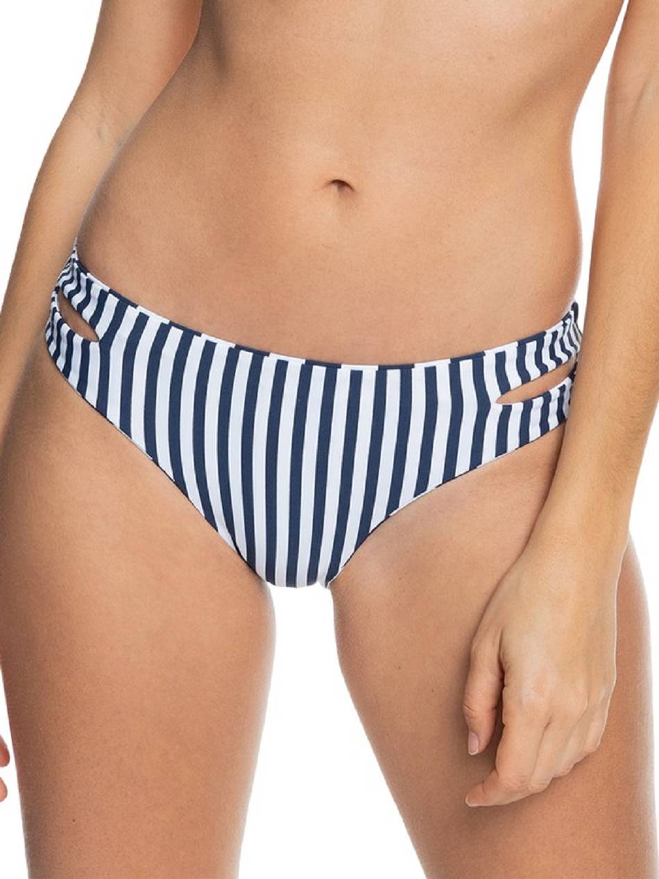 Women\'s Roxy Parallel Paradiso Reversible Bikini Bottoms Indigo Stripes | NZ_LW2581