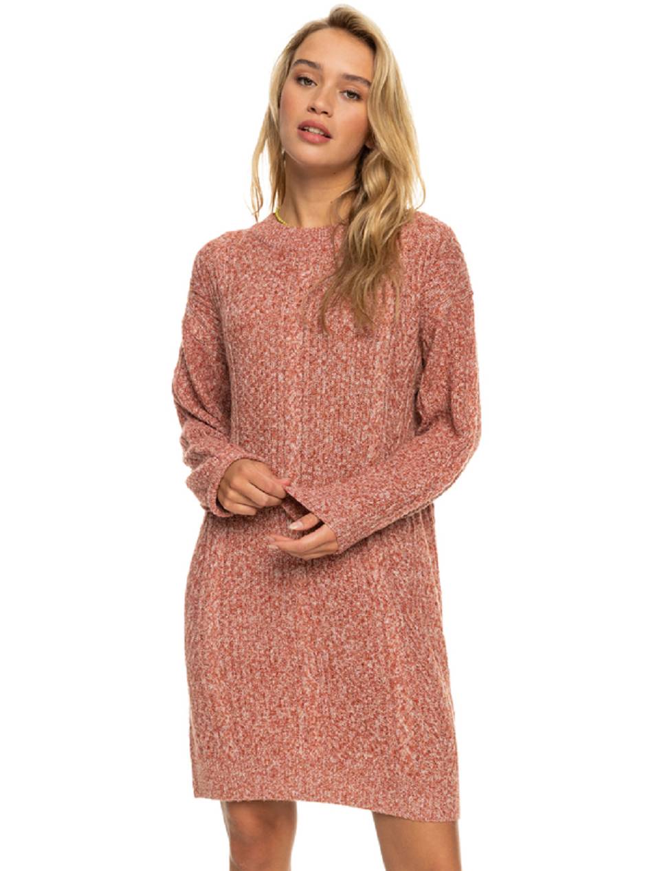 Women\'s Roxy Pastel Life Long Sleeve Dress Red | NZ_LW2709